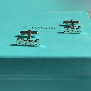Tiffany & Co. Sterling Silver “Good Bad” Cufflinks
